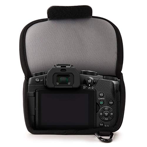 Megagear Panasonic Lumix Dmc-G85, G80, G81, G8 (12-60Mm) Ultra Light Neoprene Camera Case - Gray #TOP3
