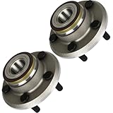 ECCPP Pair of 2 Front Wheel Hub Bearing Assembly 5 Lugs w/ABS for 2005-2014 Chrysler Dodge 513224×2