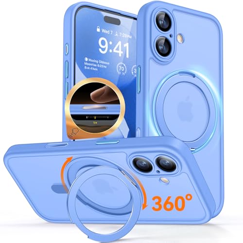 Coque translucide premium pour iPhone 17 6,3 pouces bleu outremer