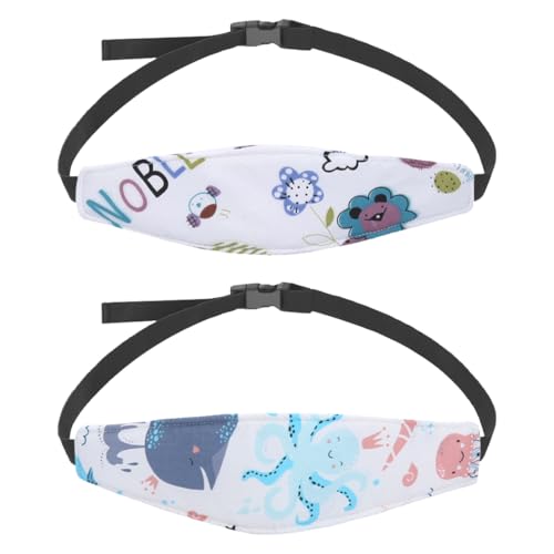 2 Pcs Tippy Dispositivo Antiabbandono Cinturino Supporto Testa Bambini Regolabile Auto Sicurezza Dormire Cintura Antiabbandono Bimbi Auto per Seggiolino Neonato