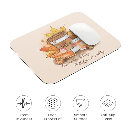 Image of Premium Non-Slip Mouse Pad for Office, Home & Gaming | Smooth Surface for Optical & Laser Mice | Durable Anti-Skid Rubber Base | Precision Tracking | Beautiful Scenic Print
