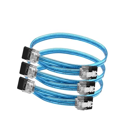 Cable SATA III 6 Gb/s 1 m Angulo 180 Grados Transparente Rosa miniatura 5