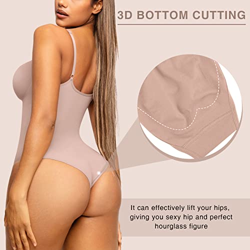 Feelingirl Seamless Shapewear For Women Tummy Control Full Body Shaper Butt Lifter Shapewear Bodysuit Skin M-L #TOP14