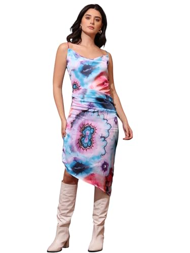 Image of PURVAJA Women's Satin Dress (Floe-064-066)