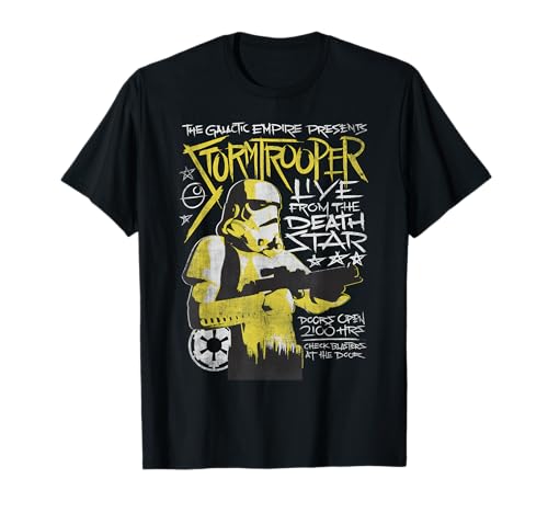 T-shirt Star Wars Stormtrooper haut de gamme imprimé affiche graphique