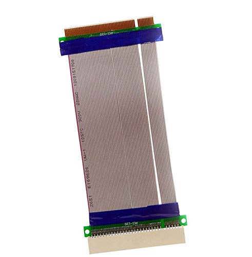 PCIe Riser Extender Extension Cable PCIe Ribbon,Flex Flexible cable PCI Express 8X (PCI-E 8X) for 1U 2U Small Case