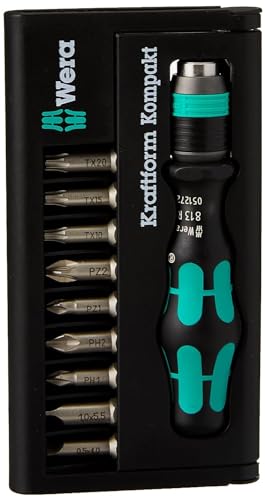 Wera Kraftform Kompakt 10, 10-teilig, 05056653001, Mehrfarbig