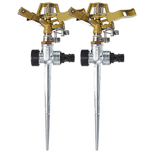 Gazon aardingssproeier Spuitmond Sprinkler Hoofd Watering 360Degree Pop-Up Verstelbare Nozle Irrigation Tuin Plastic… - Image 3