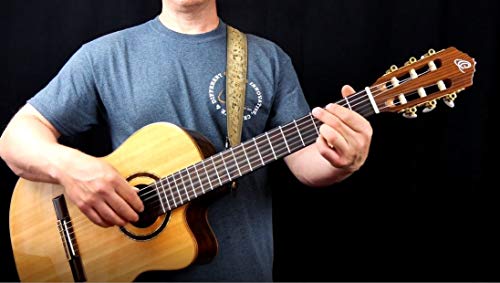 Ortega OSN-50EGY Sangle guitare Nylon - Les Beatles, Paul McCartney, John Lennon, RIngo Starr, George Harrison Ortega OSN-50EGY Sangle guitare Nylon – Image 4