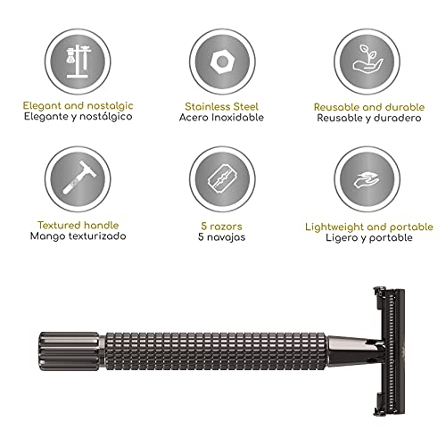 Rastrillo de seguridad 14 rastrillo de seguridad marca Mamba Shave (2)