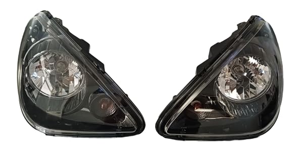 KIT 2 PEZZI FARI ANTERIORI SX/DX NERO AIXAM CITY IMPULSION GTO COUPE E-CITY Universali