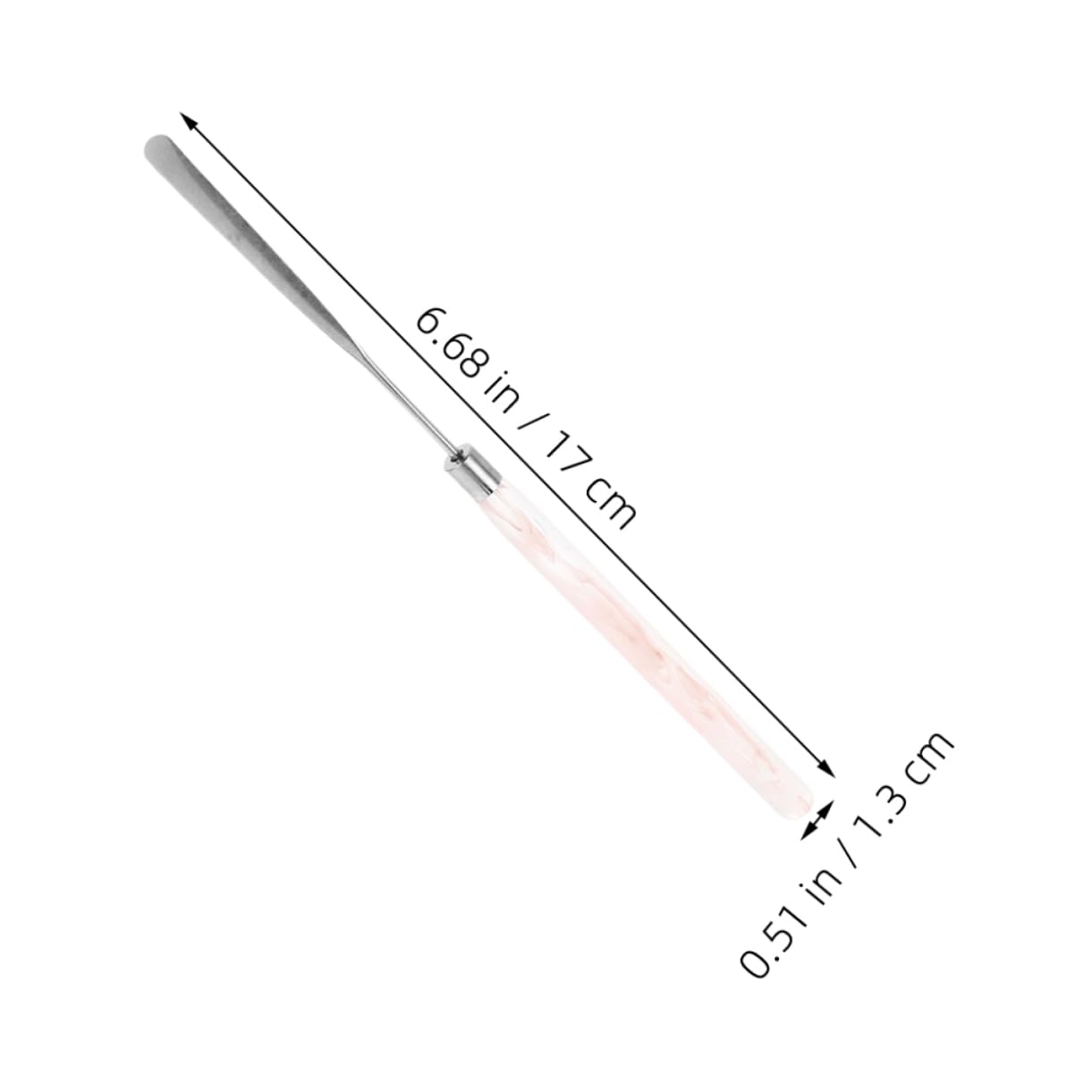 PLAFOPE Stainless Steel Makeup Mixing Spatula 3 Pack Nail Art Tools Mini Metal Palette Stick Facial Mask Mixing Stick Versatile Cosmetics Tool