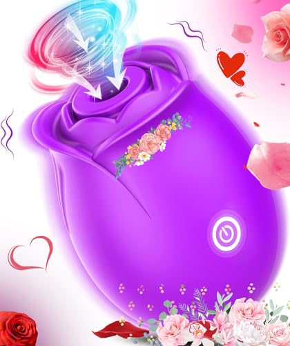 2024 Rose Vibratoer Stimulant Licking Sucking Silent Multi Frequency Stick Women's Gift F100907