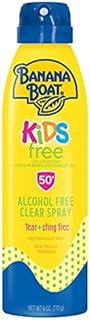 Banana Boat Kids Sunscreen Spray, Alcohol Free, Tear Free, Sting Free, Broad Spectrum SPF 50, 6oz.