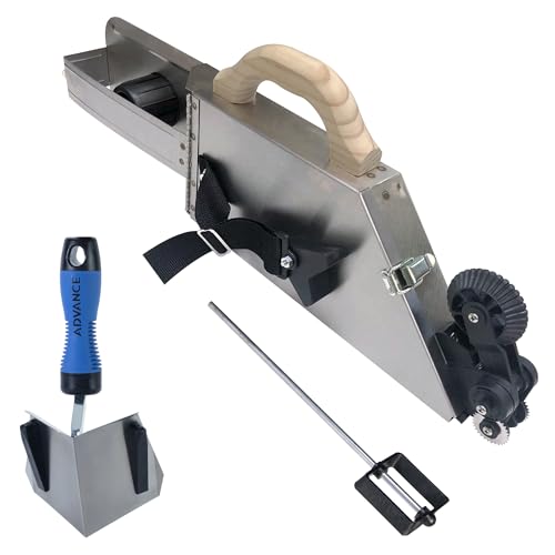 Semi-Automatic Even Flow Banjo w/Wheel Kit | Advance Equipment MFG Co. | Inside 90 Corner Hand Flusher & FREE 12 Mud Pan Mixer | Kit 35637 | 100+ Years Family Owned USA Made