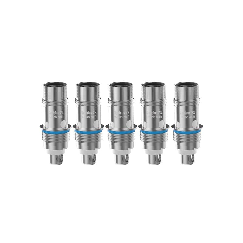 NAUTILUS BOBINE COIL RÉSISTANCES ORIGINALES 0.3 MESH -0.4 BVC -0.7 BVC -0.7 MESH -1 MESH -1.6 BVC -1.8 BVC OHM NO NICOTINE 5 PIÈCES (0.7 OHM MESH 20 À 25 W)