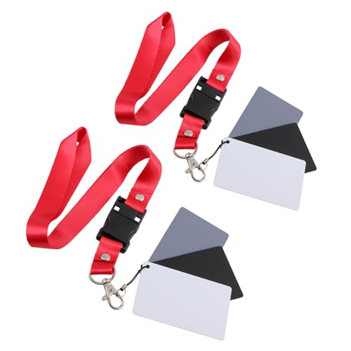 Tarjetas de balance de blancos acrílicas con diseño minimalista ligero portátil