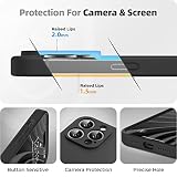 GOODVISH Etui 3 w 1 zaprojektowane dla iPhone'a 14 Pro Max 6,7 cala, płynny silikon 2022, z 2 szt. ochraniaczy ekranu, ulepszona ochrona aparatu 360°, odporne na wstrząsy, odporne na zarysowania,