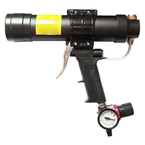 TopSer CK-08 Cylinder Compressed Air Cartridge Gun 310 ml Air Cartridge Gun with 23 cm Aluminium Shaft for 310 ml Glass Glue for Home Decoration, Adhesive Construction Industry, Hardware Tools Cover