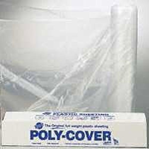 6X24-C Lbm Poly Polyfilm, 6 Mil T, 24 W X 100 Ft L, Plastic, Clear