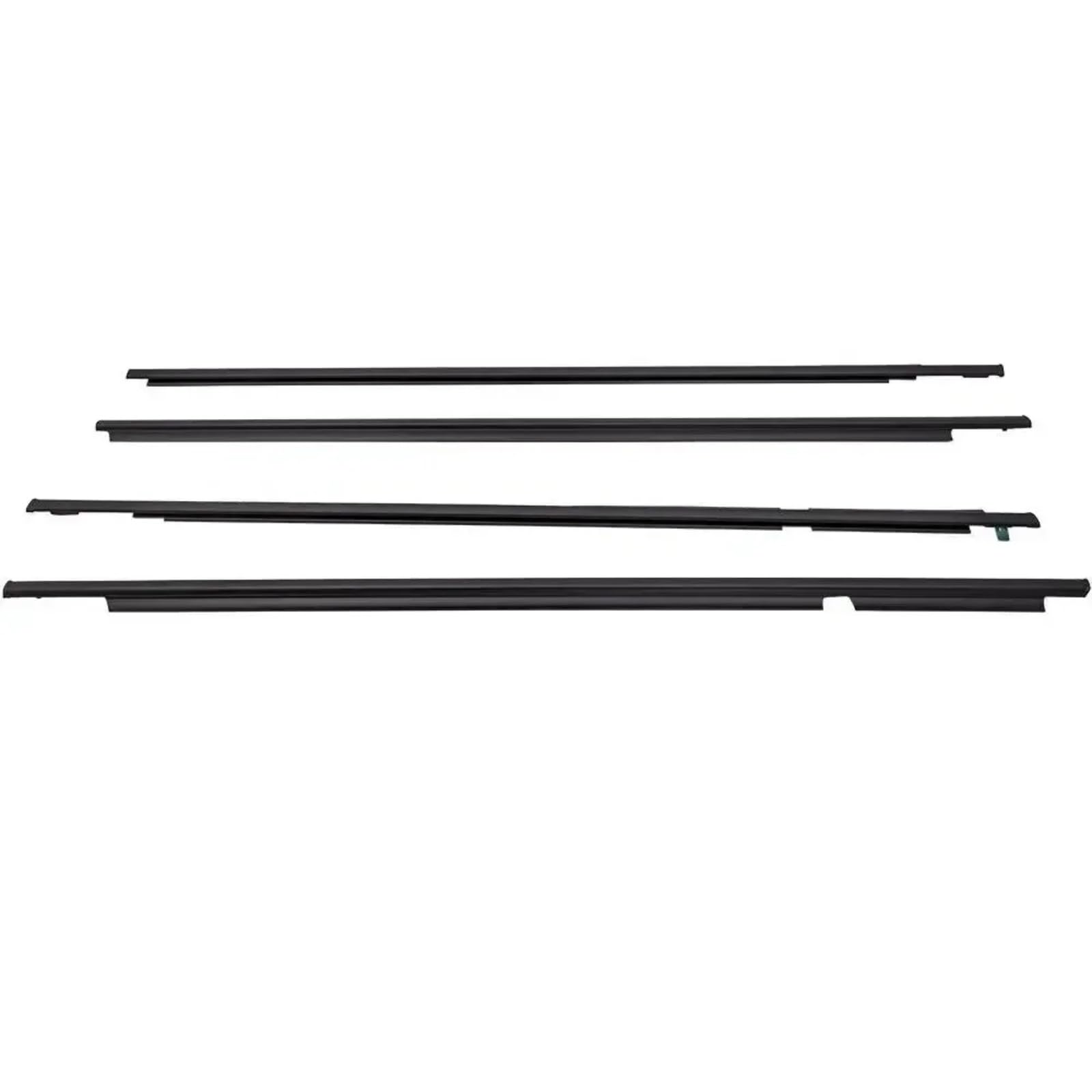 Automotive Window Seals Compatible with Lexus for GX470 2003-2009 4pcs Car Outer Windows Weatherstrip Sealing Belt Moulding Trim