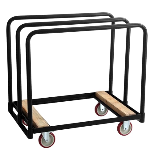 Carretilla de Plataforma con 4 Ruedas y Capacidad 1500 lb