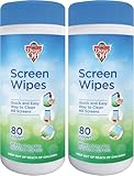 Dust Off Screen Wipes 80 count, 2 pack