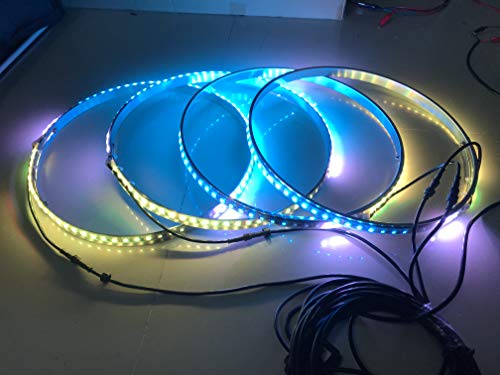 Sando Tech Dream Chasing Colors Flow 15.5‘’ LED Wheel Ring Lights Rim Lights Tire Lights Blue-Tooth App Controlled 4 Lights - Thumbnail 7