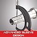 Starrett Outside Micrometer with Balanced Frame and Thimble, Satin Chrome Finish and Advanced Sleeve Design - Quick and Easy Adjustment, 1-2