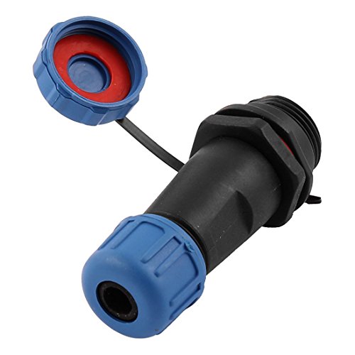 Conector de aviación SP1311/S azul negro miniatura 2