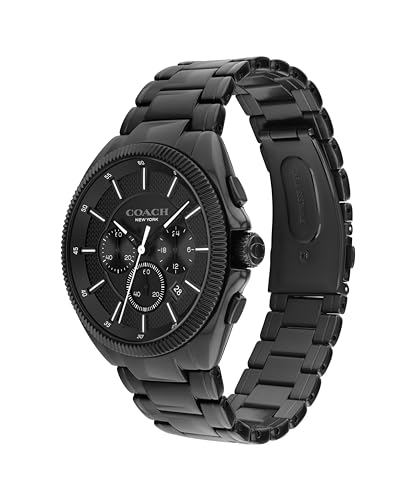 Image of Coach Jackson Men's Chronograph Watch - Date Window and Subdials for Hours, Minutes, Seconds - Water Resistant 3 ATM /30 Meters - Gift for Him - Premium Fashion Timepiece for Everyday Wear - 45mm