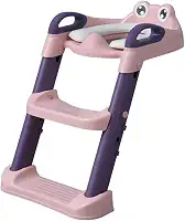 Maxi Baby Assento Redutor Infantil Dobrável C/Escada Mcfrog (Rosa)