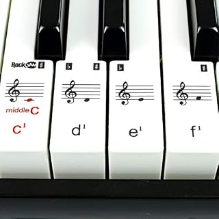 Clavier de piano 49 touches RockJam avec alimentation, support de partition, autocollants pour notes de piano et leçons… - Les Beatles, Paul McCartney, John Lennon, RIngo Starr, George Harrison Clavier de piano 49 touches RockJam avec alimentation, support de partition, autocollants pour notes de piano et leçons… – Image 6