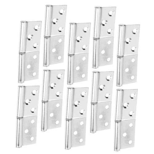 Piccole Cerniere Per Porte 10 Pezzi Cerniere Per Esterni Cerniera Staccabile Per Legno Cerniera in Acciaio Inossidabile