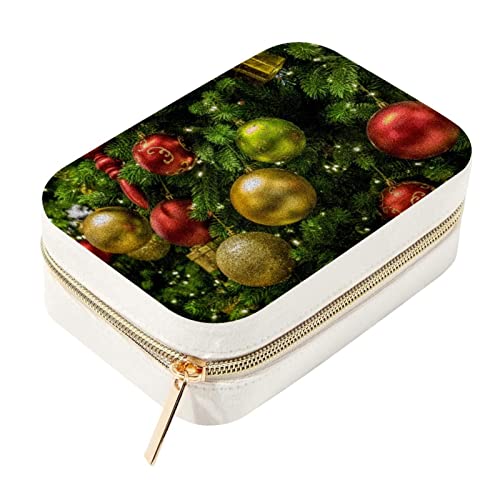 Boîte à bijoux en velours voyage coffret compact Noël - 2