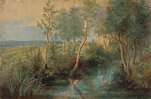 Impression d'art Peter Paul Rubens affiche paysage décoration murale 60x90cm