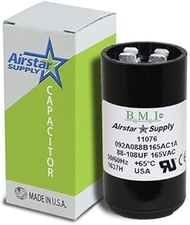 88-108 uF x 165 VAC - BMI Start Capacitor # 092A088B165AC1A - Made in The USA Y