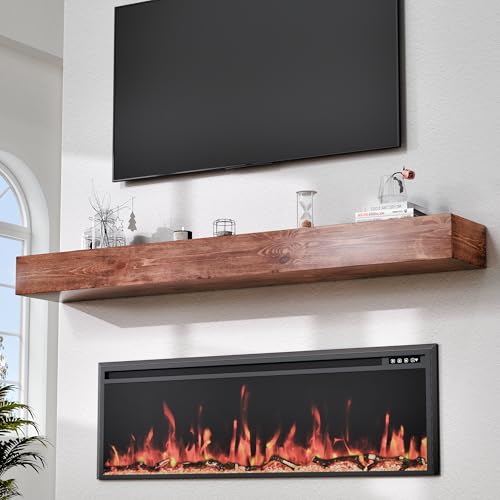 Weyderk Fireplace Mantel, Handcrafted Mantel Shelf...