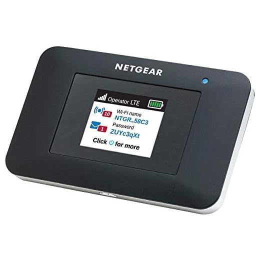 NETGEAR Mobile WiFi Hotspot | 4G LTE Router AC797-100NAS | 400Mbps Download Speed | Connect up to 15 Devices | Create a WLAN Anywhere | GSM Unlocked (Renewed)