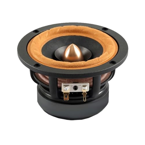 TUBBEK for AIYIMA 4 Pollici Audio Altoparlante Woofer Gamma Completa di Altoparlanti 4Ohm/ 8Ohm 30W Colonna Altoparlanti Fai da Te for Il Sistema Home Theater 1PCS(Round 8Ohm)