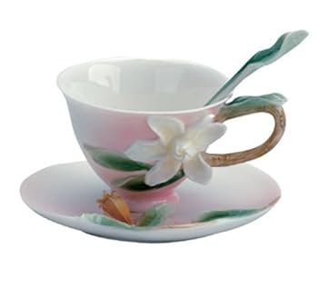Amazon | 華麗なる花コレクション ティーポット カップ ソーサー