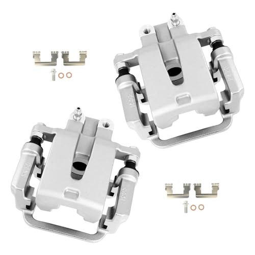 Image of cciyu Rear Left & Right Disc Brake Calipers w /Bracket 18B4992 18B4993 2005-2021 For Chrysler For 300,2011-2021 For Dodge For Challenger,2006-2021 For Dodge For Charger,2005-2008 For Dodge For Magnum