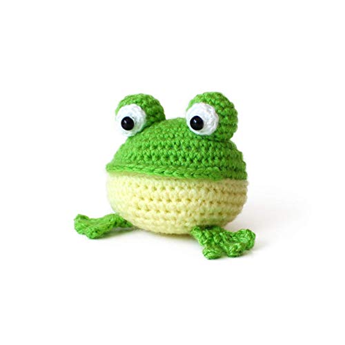 Geekirumi! handmade crochet amigurumi frog stress ball - Squeeze toy anti stress & anxiety therapy Geekirumi! handmade crochet amigurumi frog stress ball - Squeeze toy anti stress & anxiety therapy