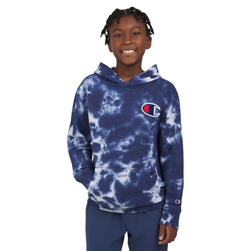 Image of Champion boys Graphic Hoodie Pullover Sweatshirt for Kids With Stylish Embellishments