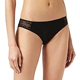 Zwickel aus 100% Baumwolle Passionata SUN, Slip, Damen Unterwäsche, Schwarz, 40