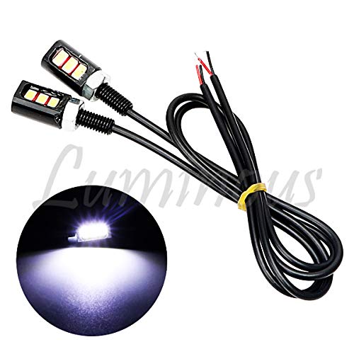 Amazon | バイク オートバイ LED ナンバー灯 ナンバーボルト M6