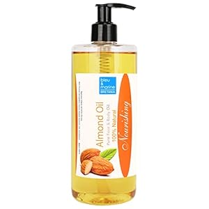 Pure Zoete Amandel Olie Plantaardige Massageolie, 500 ml, Verzachtend en verzachtend, geïrriteerde en droge huid…