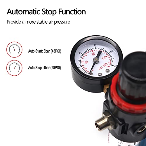 Psipro Quiet Airbrush Compressor Kit