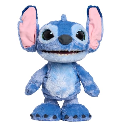 Disney Stitch Just Play Ultimate Interactive 17' Plush Toy, 100+ Sounds & Reactions, Inspired by Disney’s Live-Action Lilo & Stitch Film, New Movie...