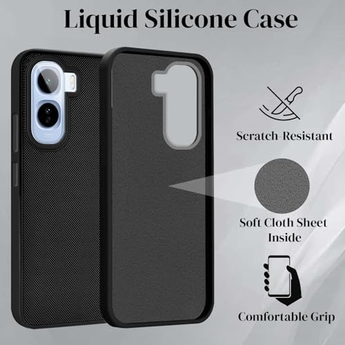 Image of Jkobi Rubberised Back Cover Case for Vivo T5 Pro 5G (Textured Grip Design | Camera Protection | Slim and Light Weight | Soft Touch and Feel)
